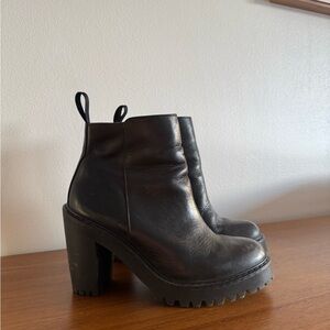 Dr. Martens Black Heeled Boots